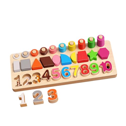 harayaa Mathematikformblöcke Holzspielzeug für Kinder im Vorschulalter, Style B harayaa Mathematikformblöcke Holzspielzeug für Kinder im Vorschulalter, Style B von harayaa