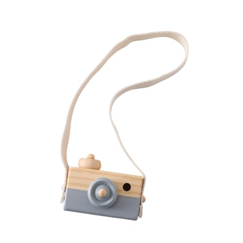 harayaa Mini Kamera Spielzeug Foto Requisiten Geburtstag Geschenk Vintage Stil mit Hals Hängenden Gurt Rollenspiel Ornament, Grau von harayaa