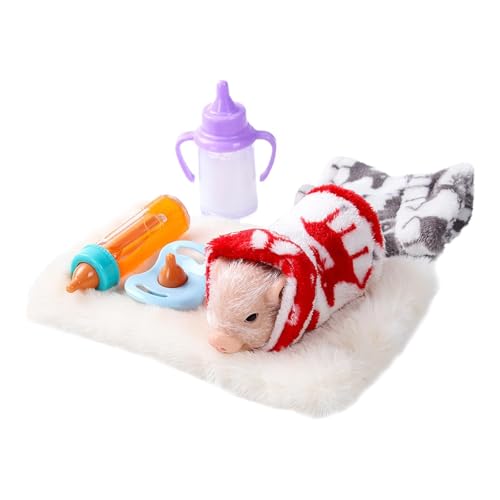 harayaa Mini Schweinchen Puppe für Kinder, Geburtstag, 2 Kleiderflaschen-Set harayaa Mini Schweinchen Puppe für Kinder, Geburtstag, 2 Kleiderflaschen-Set von harayaa