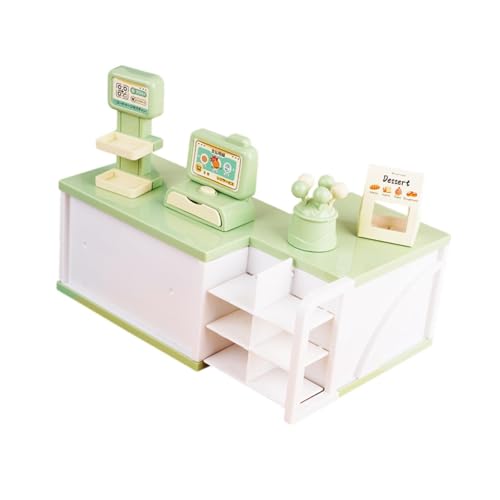 harayaa Miniatur-Registrierkasse Puppenhausmöbel, Spielzeug für Rollenspiele im Maßstab 1:12, ideal für Kinder ab 3 Jahren, GrÜn harayaa Miniatur-Registrierkasse Puppenhausmöbel, Spielzeug für Rollenspiele im Maßstab 1:12, ideal für Kinder ab 3 Jahren, GrÜn von harayaa