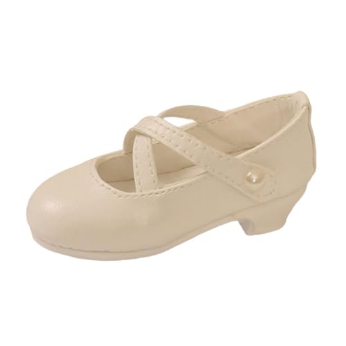 harayaa Miniatur Schuhe Im Maßstab 1/4 für BJD Puppen, High Heels, Weiß harayaa Miniatur Schuhe Im Maßstab 1/4 für BJD Puppen, High Heels, Weiß von harayaa