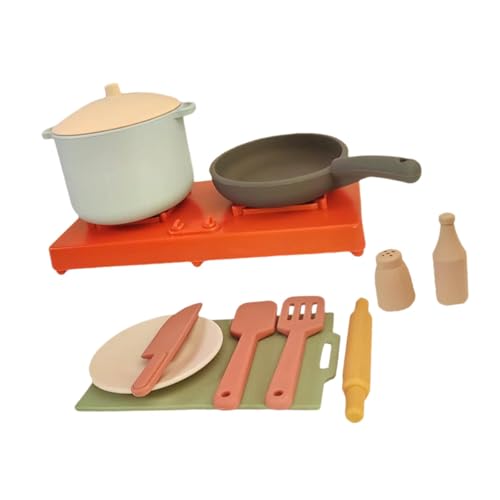 harayaa Miniatur-Simulationsküchenspielzeug, Rollenspiel-Kochset, Montessori, Kinder-Rollenspielküchen-Spielset für Kinder und Mädchen harayaa Miniatur-Simulationsküchenspielzeug, Rollenspiel-Kochset, Montessori, Kinder-Rollenspielküchen-Spielset für Kinder und Mädchen von harayaa