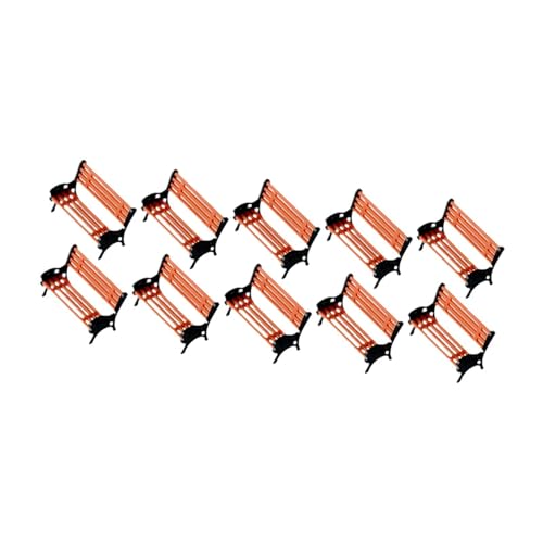 harayaa Miniatur -Terrassenbank, Puppenhausmöbel Feengartendekor, Mikrolandschaftsdekor für Rollenspiele, Länge 2.8 cm von harayaa