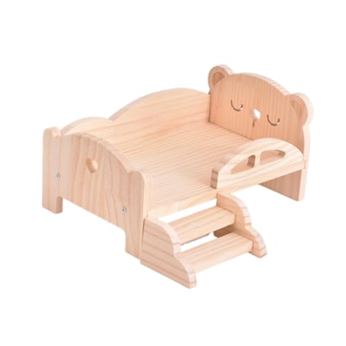harayaa Miniaturmöbel aus Holz für BJD-Puppen, Foto-Accessoires, Puppenspielzeug, Bär 29x18x12cm harayaa Miniaturmöbel aus Holz für BJD-Puppen, Foto-Accessoires, Puppenspielzeug, Bär 29x18x12cm von harayaa