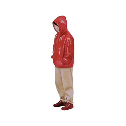 harayaa Modelle Im Maßstab 1:24, Figuren, Menschenfiguren, Kunstharzfiguren, Bemalte Figuren für Diorama, rotes Tuch mit Hut harayaa Modelle Im Maßstab 1:24, Figuren, Menschenfiguren, Kunstharzfiguren, Bemalte Figuren für Diorama, rotes Tuch mit Hut von harayaa