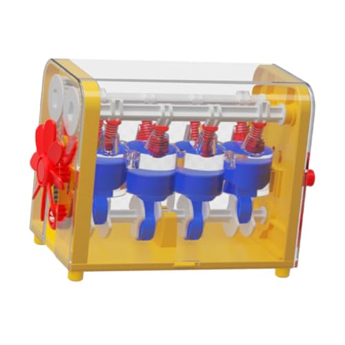harayaa Motormodell-Montagespielzeug, Kindermotor-Montagespielzeug, pädagogische Technik, Bastelsets, Gelb harayaa Motormodell-Montagespielzeug, Kindermotor-Montagespielzeug, pädagogische Technik, Bastelsets, Gelb von harayaa