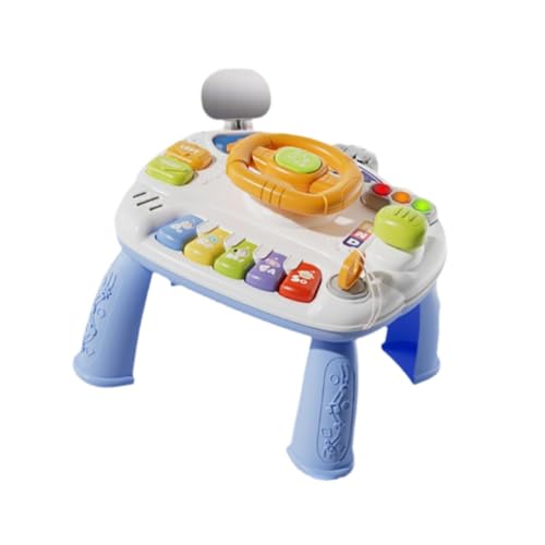 harayaa Musikspielzeug, Lenkradspielzeug, Ampeln, sensorisches Spielzeug, Aktivitätstisch, Blau harayaa Musikspielzeug, Lenkradspielzeug, Ampeln, sensorisches Spielzeug, Aktivitätstisch, Blau von harayaa