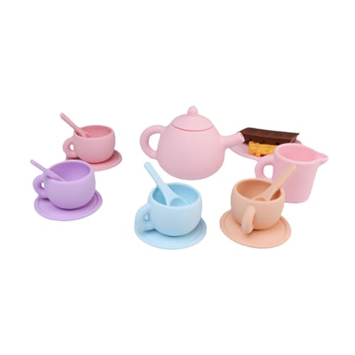harayaa Nachmittagstee-Spielzeug-Set, Küchenzubehör, Entwicklungsspielzeug, Teeparty-Geschirr, Lebensmittel-Spielspielzeug für Jungen, Mädchen, Kinder harayaa Nachmittagstee-Spielzeug-Set, Küchenzubehör, Entwicklungsspielzeug, Teeparty-Geschirr, Lebensmittel-Spielspielzeug für Jungen, Mädchen, Kinder von harayaa