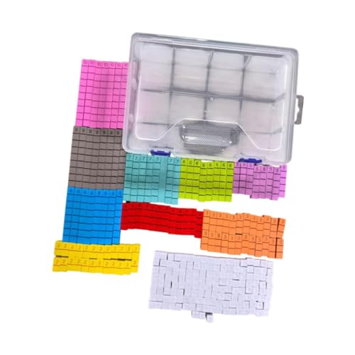harayaa Numerische Ruten, Nummer Ruten Mathematik Manipulative Math Early Learning Material Education für Kinder Jungen Mädchen Homeschool Vorräte von harayaa