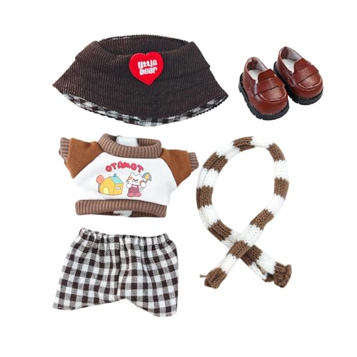 harayaa Oberteil Und Hose für Plüschpuppen, Zum Anziehen, DIY, Pädagogisch, für Kinder, Geburtstagsgeschenk, Modische Puppenkleidung, Zum Basteln Ihrer Eigene harayaa Oberteil Und Hose für Plüschpuppen, Zum Anziehen, DIY, Pädagogisch, für Kinder, Geburtstagsgeschenk, Modische Puppenkleidung, Zum Basteln Ihrer Eigene von harayaa