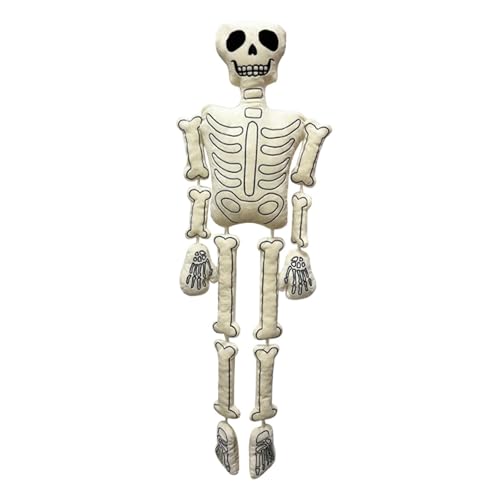 harayaa Plüsch-Skelett-Spielzeug, Halloween-Dekoration, lebensechte süße Plüschpuppe, Stofftier für Geburtstagsgeschenke, Raumdekoration für Kinder im, Weiß harayaa Plüsch-Skelett-Spielzeug, Halloween-Dekoration, lebensechte süße Plüschpuppe, Stofftier für Geburtstagsgeschenke, Raumdekoration für Kinder im, Weiß von harayaa
