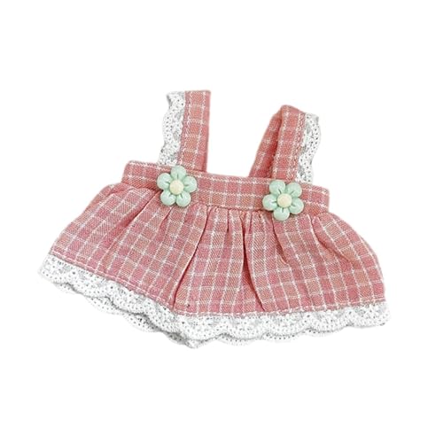 harayaa Puppen Outfit mit Hosenträgern Und Rock für 12 cm Puppen Rollenspiel Zubehör, Rosa harayaa Puppen Outfit mit Hosenträgern Und Rock für 12 cm Puppen Rollenspiel Zubehör, Rosa von harayaa