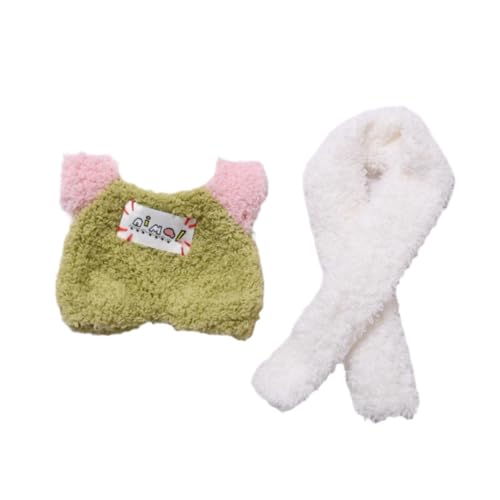 harayaa Puppenanzug für 15–17 cm Große Puppen, Kostümzubehör für Rollenspiele, Geschenke zu Halloween Und Neujahr, GrÜn von harayaa