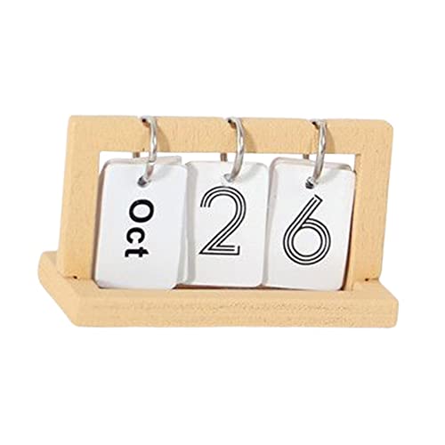 harayaa Puppenhaus Schreibtischkalender Im Maßstab 1:12, Holzkalendermodell, Simulierter Kalender für Fotografie Requisiten, Lebensszenen Layout, DIY Modellzu, Holz harayaa Puppenhaus Schreibtischkalender Im Maßstab 1:12, Holzkalendermodell, Simulierter Kalender für Fotografie Requisiten, Lebensszenen Layout, DIY Modellzu, Holz von harayaa