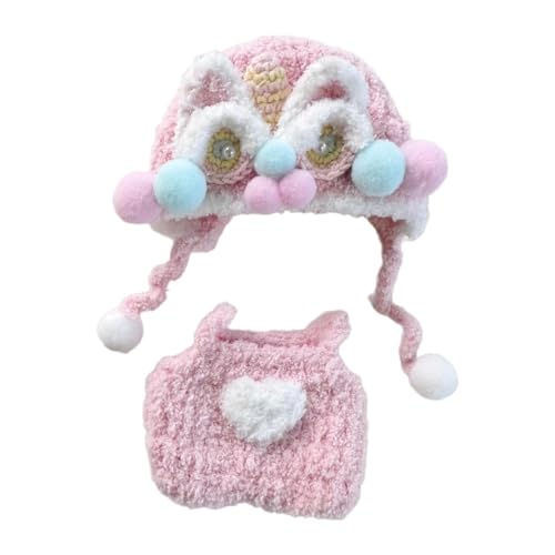 harayaa Puppenkleidung, Puppen Outfit, Foto Requisiten Zum Selbermachen für Kleine Mädchen, Anzieh Kostüme für 6,69 Zoll, Hands On Fantasie Koordination, Rosa von harayaa