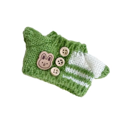 harayaa Puppenkleidung, Zubehör für Puppen, DIY Puppe Erstellen, Gefüllter Pullover für 15 cm, GrÜn harayaa Puppenkleidung, Zubehör für Puppen, DIY Puppe Erstellen, Gefüllter Pullover für 15 cm, GrÜn von harayaa