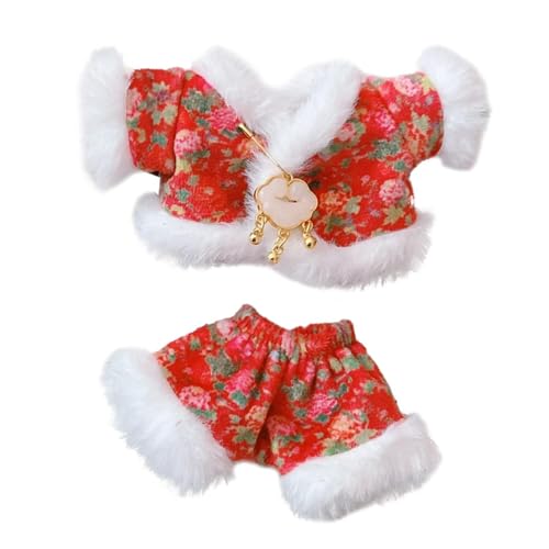 harayaa Puppenkleidung Aus Baumwolle, Süßes Puppenoberteil Und Hose, Foto Requisite, Puppenkleidung, Klassischer Tang Anzug, Wintermantel, Hose für 15 cm, Ohne Schal harayaa Puppenkleidung Aus Baumwolle, Süßes Puppenoberteil Und Hose, Foto Requisite, Puppenkleidung, Klassischer Tang Anzug, Wintermantel, Hose für 15 cm, Ohne Schal von harayaa