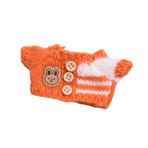 harayaa Puppenpullover, Kostüm, handgefertigte Kleidung, Miniaturkleidung für 15–17 cm große Puppen, Jungenpuppen, Orangefarbener Pullover harayaa Puppenpullover, Kostüm, handgefertigte Kleidung, Miniaturkleidung für 15–17 cm große Puppen, Jungenpuppen, Orangefarbener Pullover von harayaa
