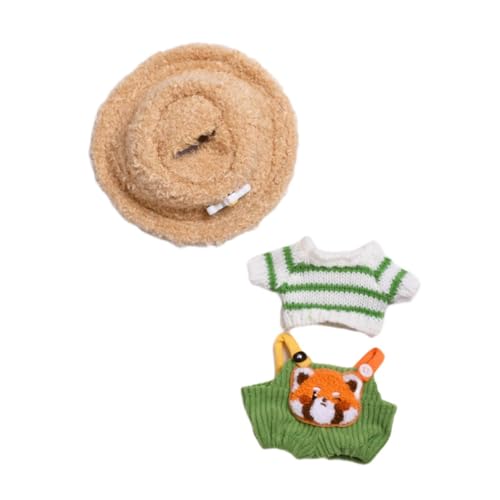 harayaa Puppenpullover Anzüge Dress Up Outifits mit Hut DIY Kostüme Dress Up Doll Outifits Modisch für 6,69 Zoll 5,91 Zoll Puppe von harayaa