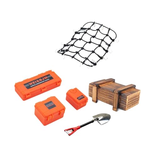 harayaa RC Auto Dachdekoration RC Crawler Zubehör Fernbedienung Auto Dachzubehör, Schwarzes Netz harayaa RC Auto Dachdekoration RC Crawler Zubehör Fernbedienung Auto Dachzubehör, Schwarzes Netz von harayaa