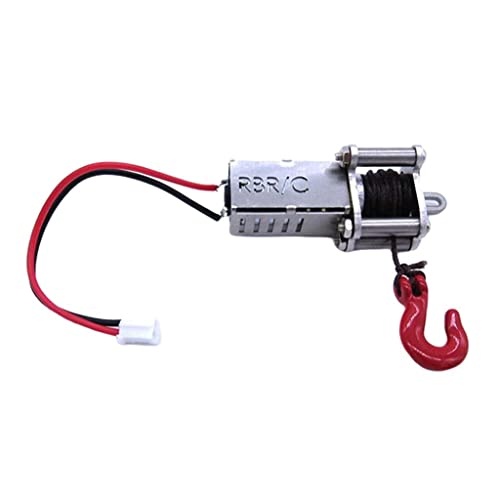 harayaa RC Auto Metall Elektrische Automatische Windensteuerung Set für WPL MN 1/12 1/14 1/16 Fernbedienung Crawler Modellauto Upgrades, Nur Winde harayaa RC Auto Metall Elektrische Automatische Windensteuerung Set für WPL MN 1/12 1/14 1/16 Fernbedienung Crawler Modellauto Upgrades, Nur Winde von harayaa
