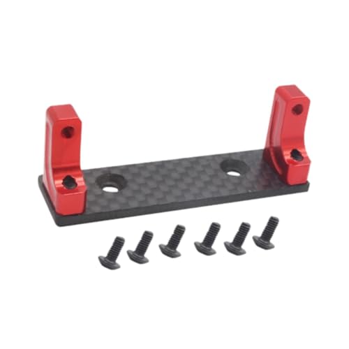 harayaa RC -Auto -Servo Montagehalterung Vorderachse Servo -Mounthalter -Modifikation für RC -Auto, Rot von harayaa