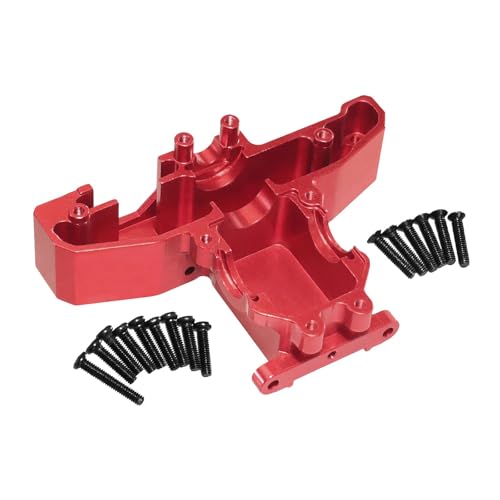 harayaa RC -Auto -Upgrade Ersatzteil Teile 1/14 RC -Autokarton -Getriebe Deckung Ersetzen Sie Teile RC -Auto -Spielzeugwagen DIY -Zubehör, Rot von harayaa