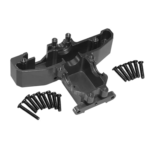 harayaa RC -Auto -Upgrade Ersatzteil Teile 1/14 RC -Autokarton -Getriebe Deckung Ersetzen Sie Teile RC -Auto -Spielzeugwagen DIY -Zubehör, Schwarz von harayaa
