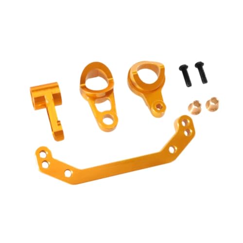 harayaa RC-Autolenkmontage Ersatz Fernbedienung Auto Teil RC-Autozubehör für PTG-2R 1/10 RC-Auto, Gold von harayaa