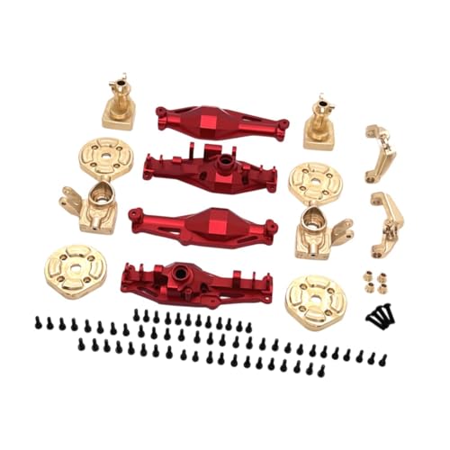 harayaa RC-Autoteil-Ersatzzubehör-Kits, Nachrüstzubehör, modifiziert für H12Y Crawler, Rot harayaa RC-Autoteil-Ersatzzubehör-Kits, Nachrüstzubehör, modifiziert für H12Y Crawler, Rot von harayaa