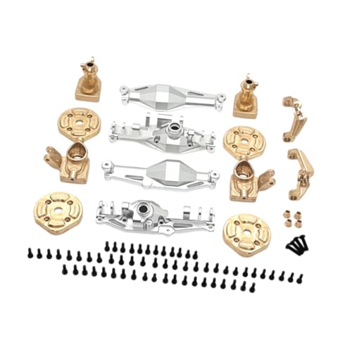 harayaa RC-Autoteil-Ersatzzubehör-Kits, Nachrüstzubehör, modifiziert für H12Y Crawler, Silber harayaa RC-Autoteil-Ersatzzubehör-Kits, Nachrüstzubehör, modifiziert für H12Y Crawler, Silber von harayaa