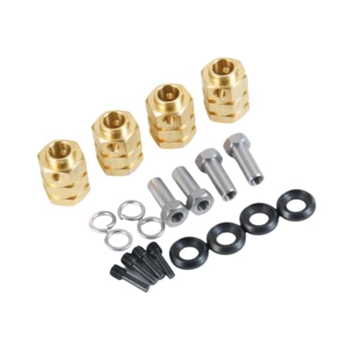 harayaa RC Crawler Wheel Hex Hubs für TRX4 -Verlängerungsstecker mit innerer Verriegelungsmutter für Crawler von harayaa