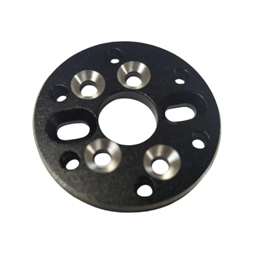 harayaa RC-Motor-Montageplatte, robuster CNC-gefräster Umbausitz, strapazierfähig, zu installierende Halterung, Upgrade ersetzt, Schwarzes Silber harayaa RC-Motor-Montageplatte, robuster CNC-gefräster Umbausitz, strapazierfähig, zu installierende Halterung, Upgrade ersetzt, Schwarzes Silber von harayaa