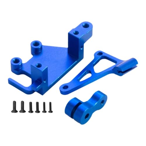 harayaa RC Motorcycle Lenkung Servohalterung Arm RC Bike Austausch professioneller Lenksservo-Berg für 1/4 -, Blau von harayaa