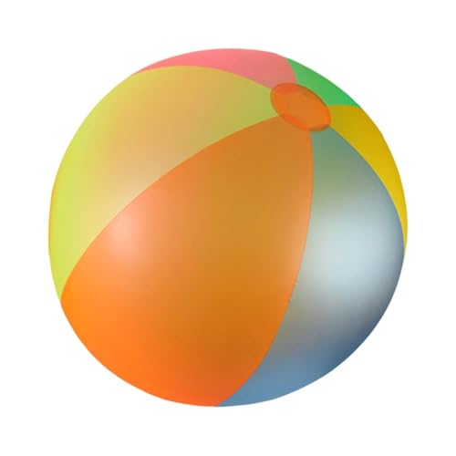 harayaa Regenbogen Strandball Aufblasbar PVC Spielzeug für Pool Und Strand, 60cm von harayaa
