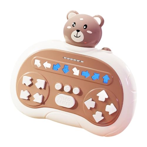 harayaa Rhythmus Spielautomat, Handheld Puzzle Spielautomat, Lernspielzeug, Musikspiel, Quick Speed Push Puzzle Spiel für Teenager, Bär harayaa Rhythmus Spielautomat, Handheld Puzzle Spielautomat, Lernspielzeug, Musikspiel, Quick Speed Push Puzzle Spiel für Teenager, Bär von harayaa