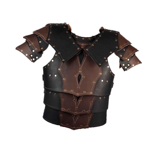 harayaa Ritter Brustschutz für Rollenspiele, Mittelalterliches Kostüm, Steampunk Design, Braun harayaa Ritter Brustschutz für Rollenspiele, Mittelalterliches Kostüm, Steampunk Design, Braun von harayaa