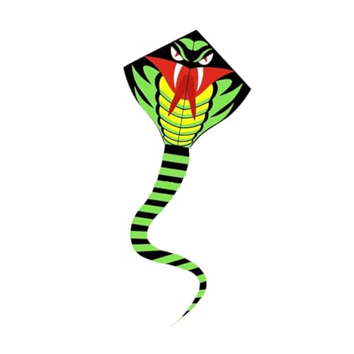 harayaa Schlangenförmiger Drachen, riesiges Einleiner-Drachenspielzeug zum Spielen im Freien, Garten, Anfänger, 1.15 M X 1 M X 14 M von harayaa