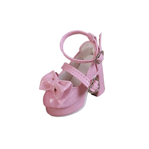 harayaa Schuhe für Figuren Im Maßstab 1/4, Mini Puppenzubehör, Realistische Modische Herzschnalle, Kreativ für Weibliche Actionfiguren, High Heels, Rosa harayaa Schuhe für Figuren Im Maßstab 1/4, Mini Puppenzubehör, Realistische Modische Herzschnalle, Kreativ für Weibliche Actionfiguren, High Heels, Rosa von harayaa