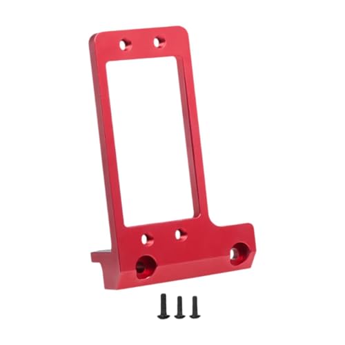 harayaa Servohalterung Ersatzteile Hohe Leistung Ersetzt Robuste Servohalterung Vorderachse für RC Auto 1/10 Crawler VP Capra F9, Rot von harayaa