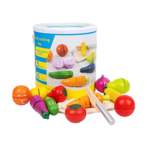 harayaa Spielzeug Zum Schneiden von Obst Und Gemüse, Interaktives Küchen Rollenspiel, Spiel Essensset für Jungen Und Mädchen Ab 3 Jahren, Gemischt harayaa Spielzeug Zum Schneiden von Obst Und Gemüse, Interaktives Küchen Rollenspiel, Spiel Essensset für Jungen Und Mädchen Ab 3 Jahren, Gemischt von harayaa