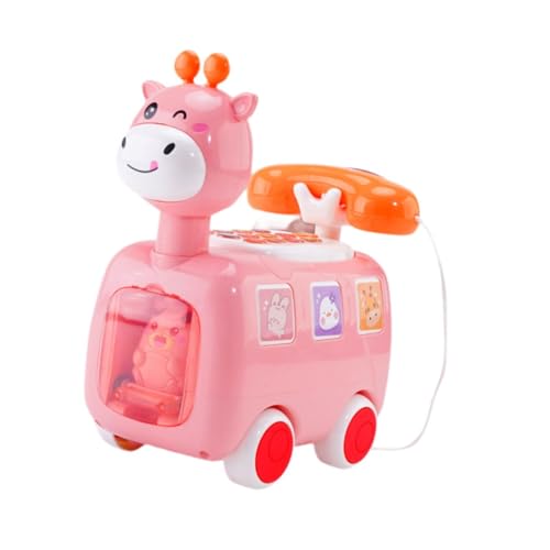harayaa Telefonspielzeug, Babytelefon, Multifunktional, Cartoon, Aufklärung, Musik, Licht, Spielzeug für Kinder Monaten, Pädagogisches Geschenk, Rosa harayaa Telefonspielzeug, Babytelefon, Multifunktional, Cartoon, Aufklärung, Musik, Licht, Spielzeug für Kinder Monaten, Pädagogisches Geschenk, Rosa von harayaa