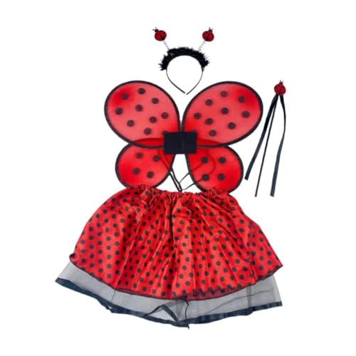 harayaa Tierkostüm-Set für Kinder, verkleiden Sie sich für Bühnenauftritte an Feiertagen, 4pvs Schmetterling von harayaa