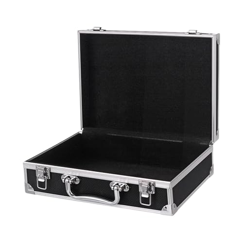 harayaa Tragetasche, Instrumenten-Dokumenten-Organizer-Box, Hardware-Datei-Aufbewahrungsbox für Mikrofonsystem, Tragetasche, Werkzeugkasten, Schwarz von harayaa