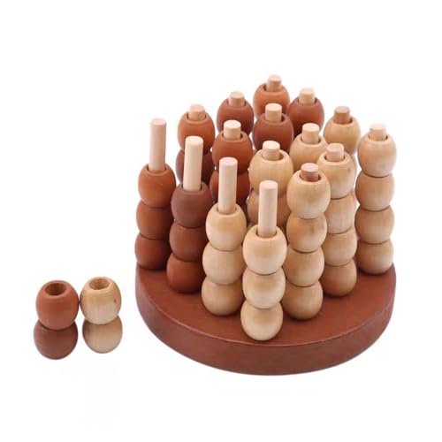 harayaa Vier in Einer Reihe Spiel Geburtstag Holz Kinder Line Up 4 Puzzle Vier in von harayaa