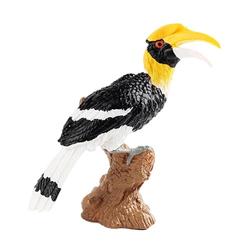 harayaa Vogelfigur, Mini-Kunstvögel, Gartenornamente, lebensechter Vogel für den Feengarten, Zuhause, Sitzstangen stehend von harayaa