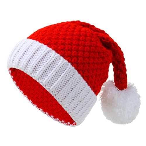 harayaa Weihnachtsmütze, gestrickte Mütze, Weihnachtsmütze, gestrickte Wintermütze für Cosplay, Party, Gastgeschenke, Urlaub, für Kinder von harayaa