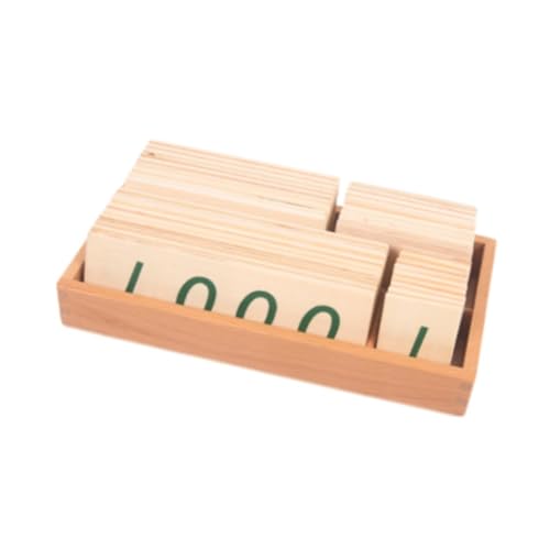 harayaa Zahlenkarten Lernspielzeug, Vorschullernen mit Box, Mathematik Lehrmittel für 3–7 Jahre, Jungen Und Mädchen, L Wood harayaa Zahlenkarten Lernspielzeug, Vorschullernen mit Box, Mathematik Lehrmittel für 3–7 Jahre, Jungen Und Mädchen, L Wood von harayaa