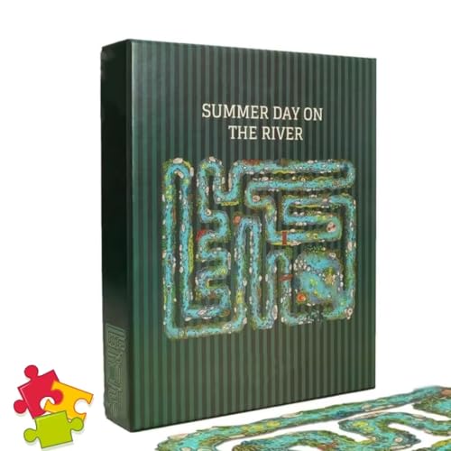 Summer Day on the River Majority Edge Piece Puzzle: Adult Jigsaw Game von hardinox