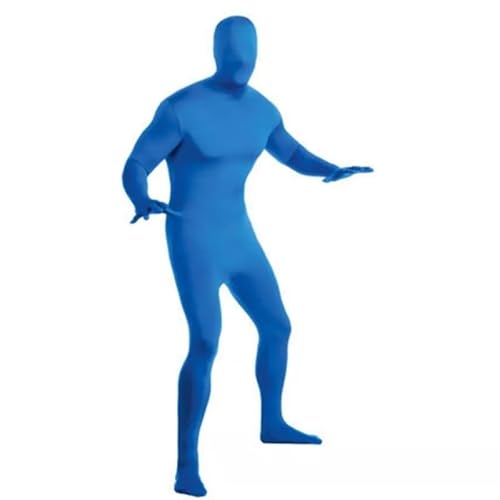 Unsichtbarer Morph-Anzug, Party-Kostüm, Kleid, Ganzkörperkleid, Damen, Herren, Spandex, Blau, 180 cm Unsichtbarer Morph-Anzug, Party-Kostüm, Kleid, Ganzkörperkleid, Damen, Herren, Spandex, Blau, 180 cm von hardinox